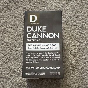 Duke Cannon Activated Charcoal Soap - Black